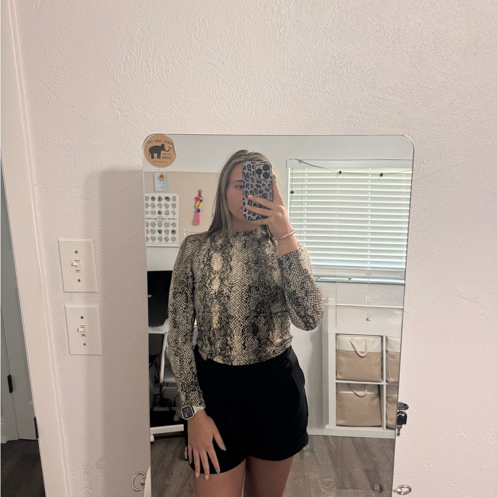 Women's Snake Print Top